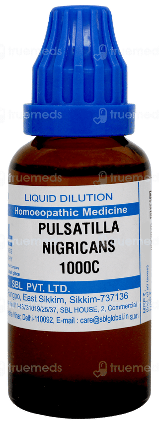 Sbl Pulsatilla Nigricans 1000c Dilution 30ml