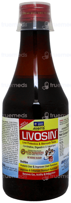 Livosin New & Improved No Added Sugar Tonic 200Ml