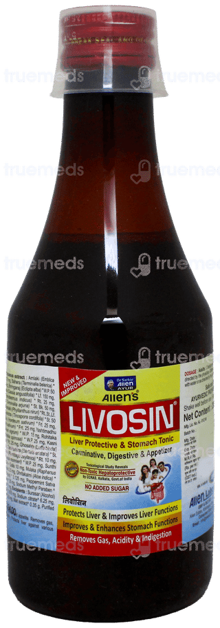 Livosin New & Improved No Added Sugar Tonic 200Ml