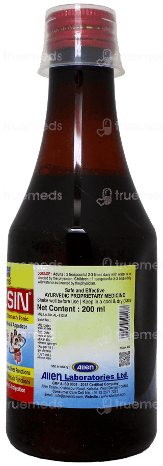 Livosin New & Improved No Added Sugar Tonic 200Ml