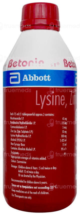 Betonin Ast No Added Sugar Tonic 450ml