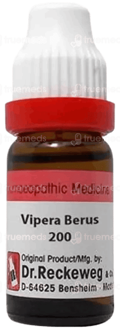 Dr Reckeweg Vipera Berus 200 Dilution 11Ml Dr Reckeweg Vipera Berus 200 Dilution 11Ml