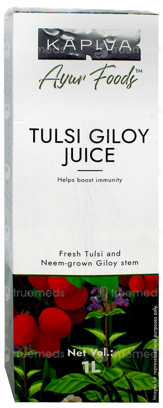 Kapiva Ayur Foods Tulsi Giloy Juice 1 L
