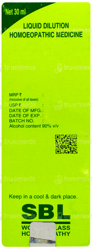 Sbl Baptisia Tinctoria 30c Dilution 30ml