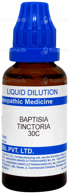 Sbl Baptisia Tinctoria 30c Dilution 30ml