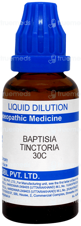 Sbl Baptisia Tinctoria 30c Dilution 30ml