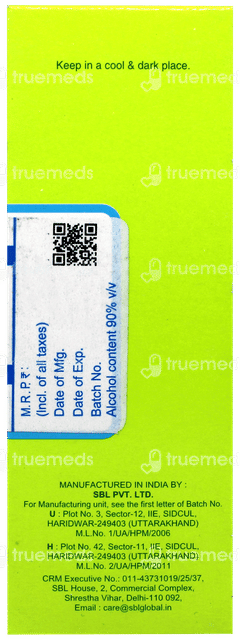Sbl Prednisone 1000c Dilution 30ml