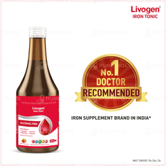 Livogen Alcohol Free Mixed Fruit Flavour Iron Tonic 200Ml