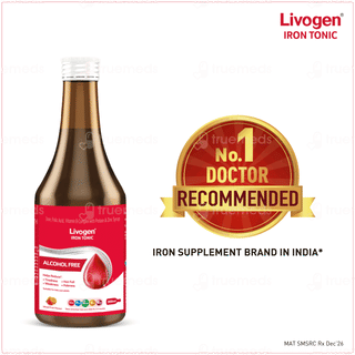 Livogen Alcohol Free Mixed Fruit Flavour Iron Tonic 200Ml