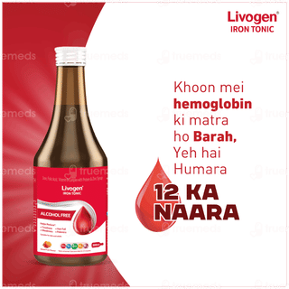 Livogen Alcohol Free Mixed Fruit Flavour Iron Tonic 200Ml