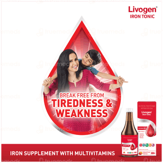 Livogen Alcohol Free Mixed Fruit Flavour Iron Tonic 200Ml