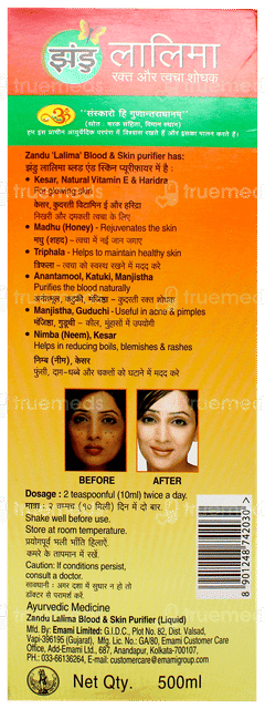 Zandu Lalima Blood & Skin Purifier Liquid 500ml