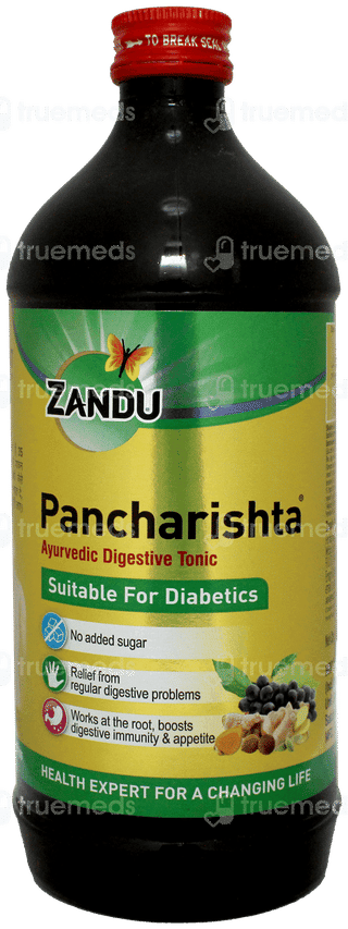 Zandu Pancharishta No Added Sugar Digestive Tonic 650ml