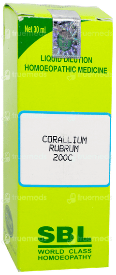 Sbl Corallium Rubrum 200C Dilution 30Ml