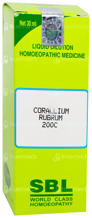 Sbl Corallium Rubrum 200C Dilution 30Ml