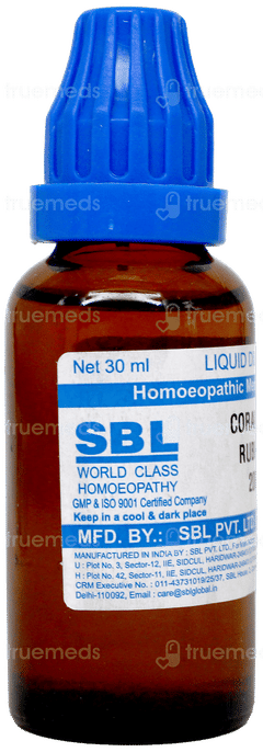 Sbl Corallium Rubrum 200C Dilution 30Ml