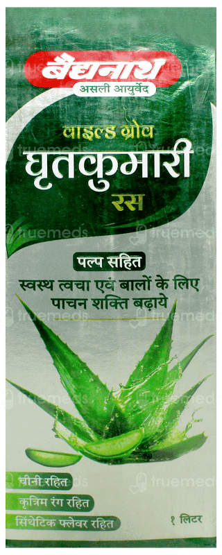 Baidyanath Wild Grove Aloe Vera No Added Sugar With Pulp Juice 1 L