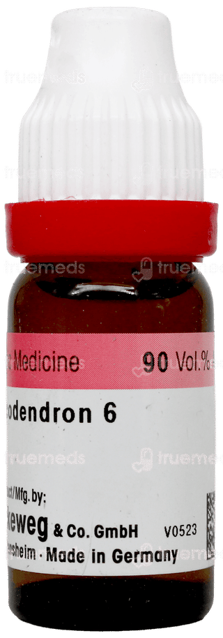 Dr Reckeweg Rhus Toxicodendron 6 Dilution 11Ml