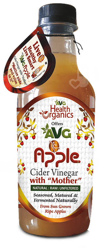 Avg Apple Cider Vinegar With Mother Unfiltered 500Ml