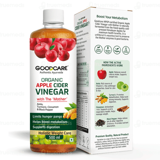 Goodcare Organic Apple Cider Vinegar With The Mother 500Ml