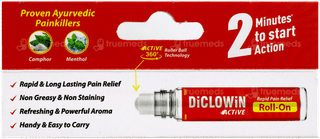 Diclowin Active New Rapid Pain Relief Roll On 10Ml