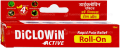Diclowin Active New Rapid Pain Relief Roll On 10Ml
