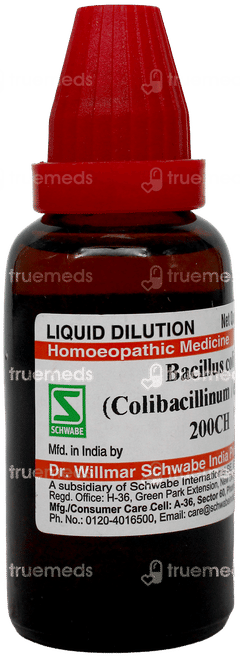 Dr Willmar Schwabe Bacillus Coli (Colibacillinum/E. Coli) 200Ch Dilution 30Ml