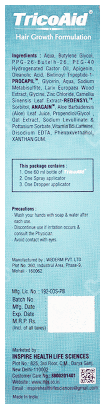 Tricoaid Hair Growth Formulation 60Ml