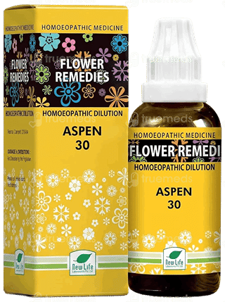 New Life Bach Flower Remedies Aspen 30 Dilution 30Ml