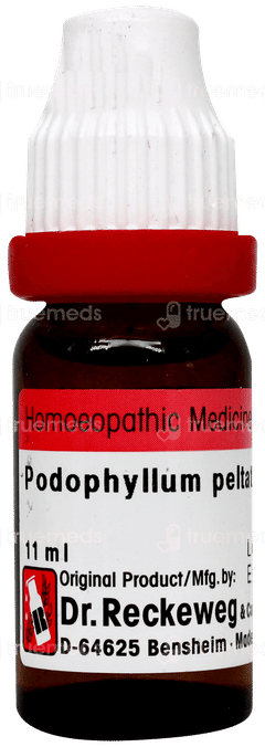 Dr Reckeweg Podophyllum Peltatum 200 Dilution 11Ml Dr Reckeweg Podophyllum Peltatum 200 Dilution 11Ml