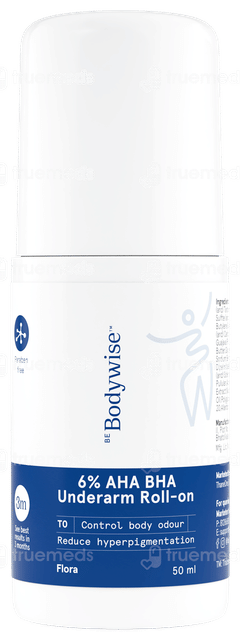 Be Bodywise 6% Aha Bha Underarm Roll On 50Ml Be Bodywise 6% Aha Bha Underarm Roll On 50Ml