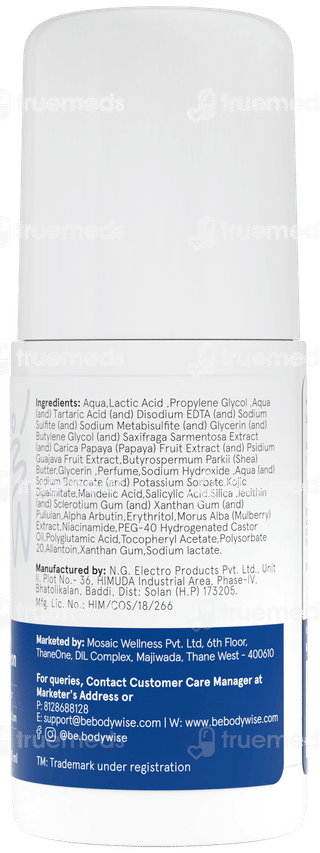 Be Bodywise 6% Aha Bha Underarm Roll On 50Ml
