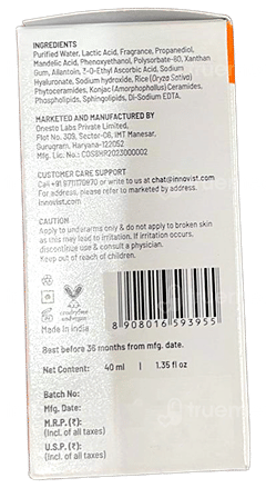 Chemist At Play 5% Ahas + Vitamin C Peach Fragrance Underarm Roll On 40Ml