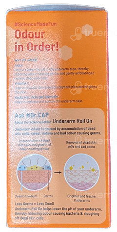 Chemist At Play 5% Ahas + Vitamin C Peach Fragrance Underarm Roll On 40Ml