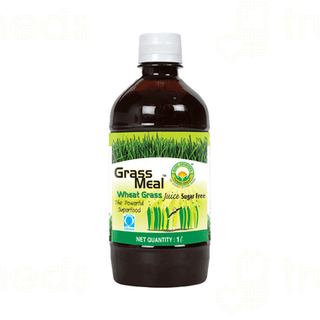Basic Ayurveda Grass Meal Wheat Grass Sugar Free Juice 1000ml
