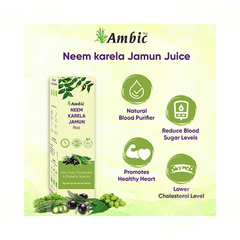 Ambic Neem Karela Jamun Sugar Free Ras 1000ml
