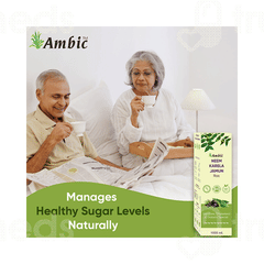 Ambic Neem Karela Jamun Sugar Free Ras 1000ml