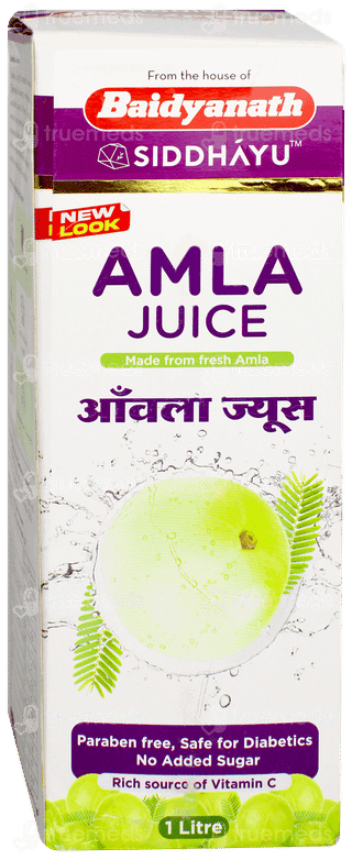 Baidyanath Siddhayu Amla No Added Sugar Juice 1litre
