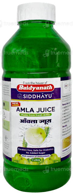 Baidyanath Siddhayu Amla No Added Sugar Juice 1litre