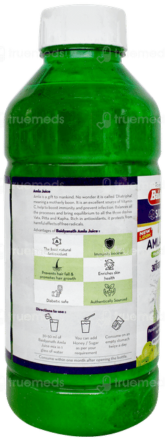 Baidyanath Siddhayu Amla No Added Sugar Juice 1litre