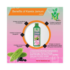 Mint Veda Karela Jamun No Added Sugar Juice 1000Ml