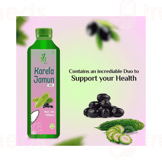 Mint Veda Karela Jamun No Added Sugar Juice 1000Ml