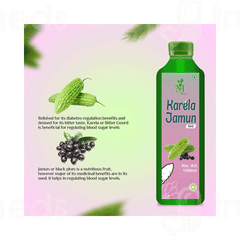 Mint Veda Karela Jamun No Added Sugar Juice 1000Ml