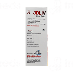 S Jdliv Sugar Free Liver Tonic 200ml