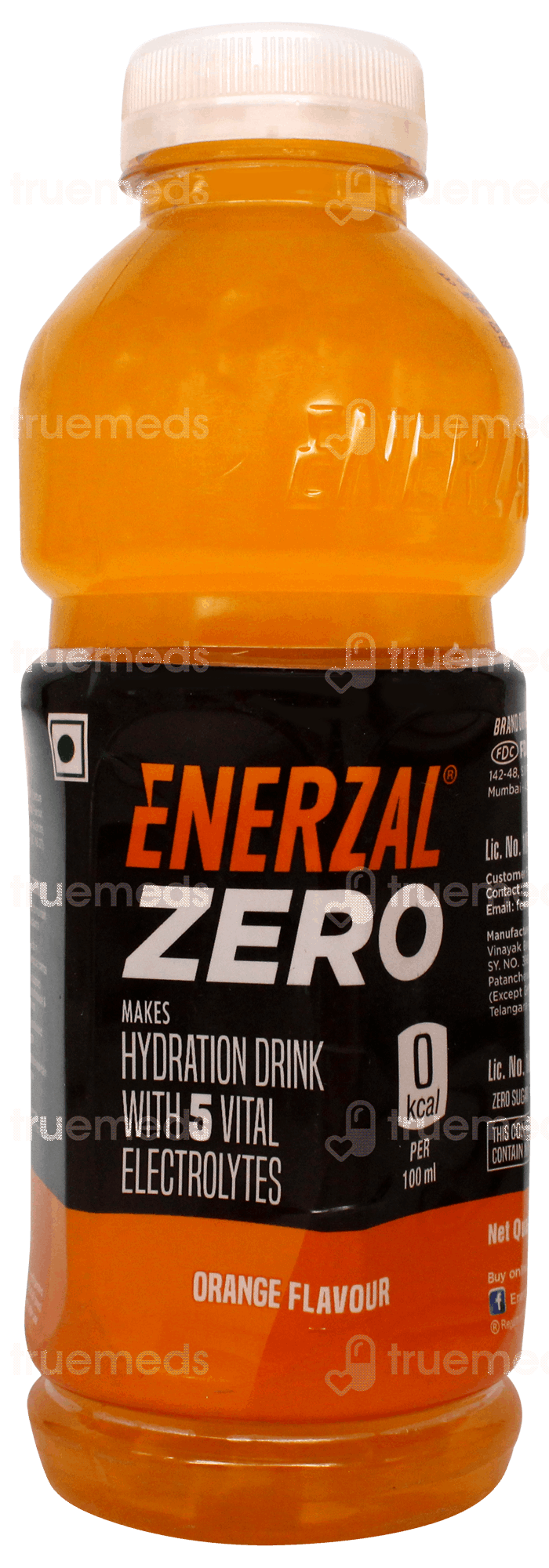 Enerzal Zero Orange Flavour Rehydration Drink 500Ml