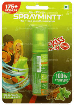 Spraymintt Saunfshiver Sugar Free Mouth Freshener Spray 15Gm
