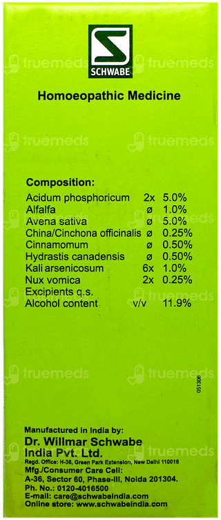 Dr Willmar Schwabe Alfalfa Sugar Free Tonic 500ml