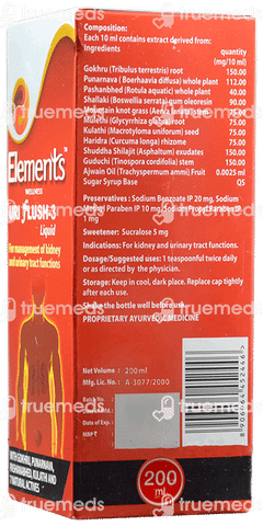 Elements Uri Flush 3 Liquid 200ml