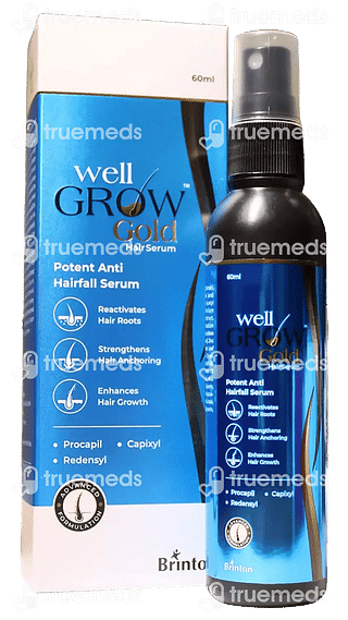 Well Grow Gold Bottle Hair Serum 60 ML