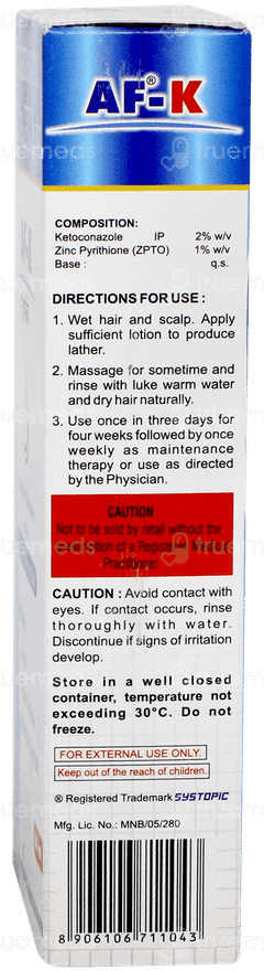 Af K Lotion 60ml Af K Lotion 60ml